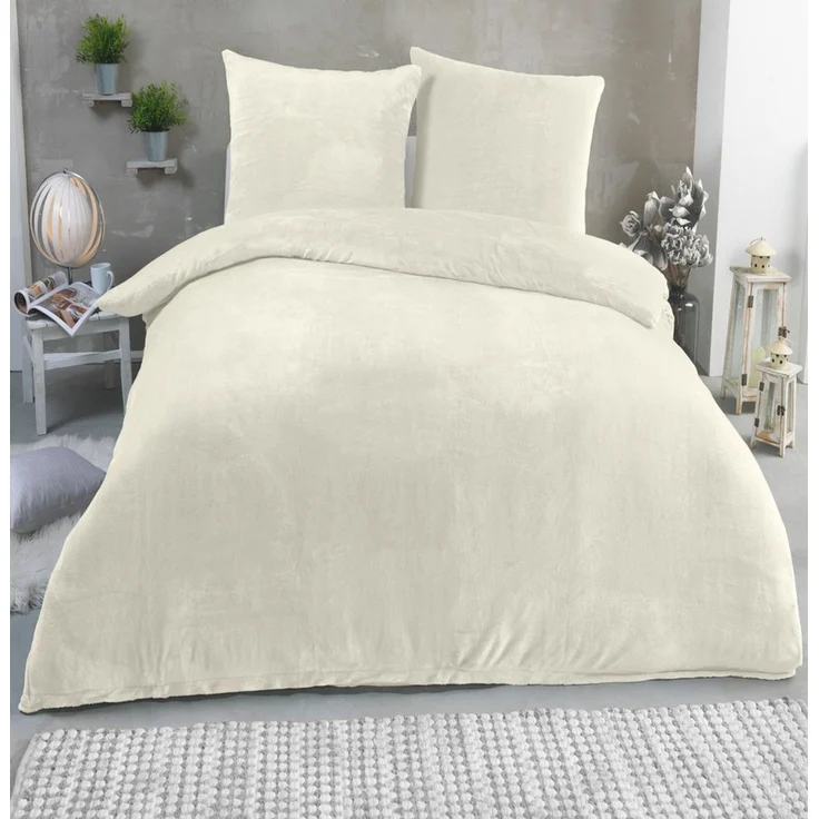Malika Bettwäsche 200x200 + 2x 80x80 cm Cashmere Touch Bettwäsche, atmungsaktiv, Mikrofaser, 3 teilig, Für Allergiker geeignet, pflegeleicht, angenehm weicher Stoff – Bild 5