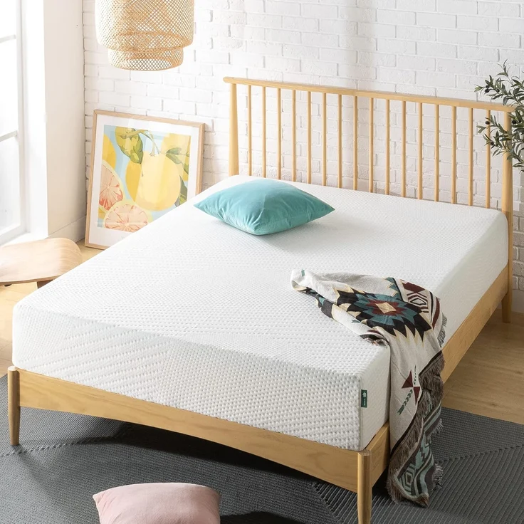 Zinus Essential Memory-Schaum-Matratze mit grünem Tee, anpassbar, 7 Zonen, 150x190 cm, Höhe 25 cm, günstig, Öko-Tex – Bild 3