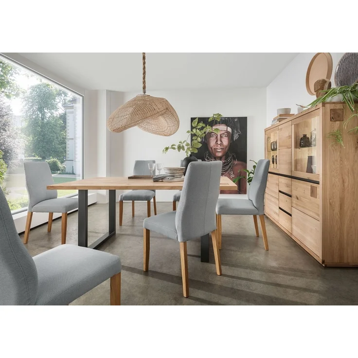 TV Board zum hängen 215x44cm "Bergamo" Wildeiche geölt WZ-0159 – Bild 4