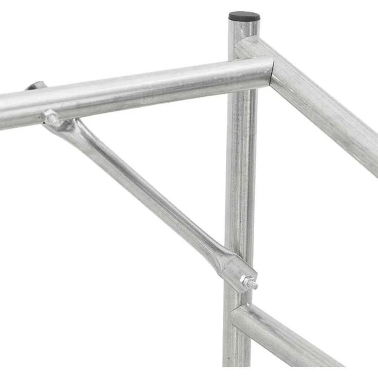 vidaXL Brennholzregal mit Regenschutz 150x100x200 cm Verzinkter Stahl 4104955 – Bild 9