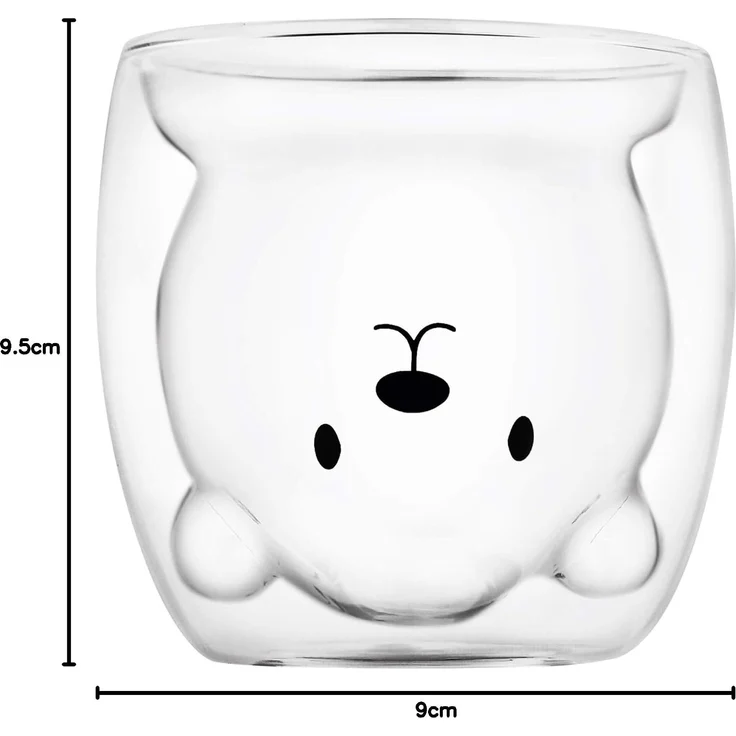 GRÄWE Doppelwandige-Thermogläser, 250ml, 2er Set, Motiv Bär – Bild 6