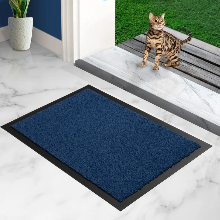 Furni24 Fußmatte - Blau, 40 x 60 cm – Bild 2