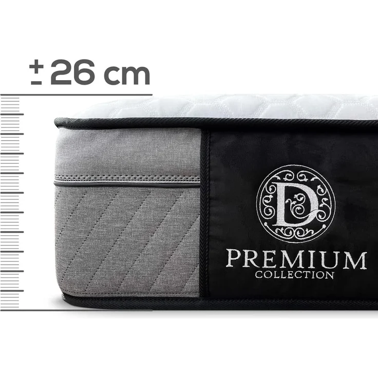 DUÉRMETE ONLINE - Premium Nature Pro Viskoelastische Matratze | Technologie, Luxus und Komfort | Natürliches Tencel-Gewebe, 90x190 cm – Bild 8