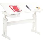 IDIMEX Kinderschreibtisch FLEXI, Kinderschreibtisch für Schüler aus Kiefer höhenverstellbar neigungsver