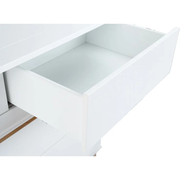 Wickelkommode mit abnehmbarem Wickelaufsatz »Lina«, (B/H/T): 115/104/77 cm, Weiß / Walnuss, Arthur Berndt – Bild 9