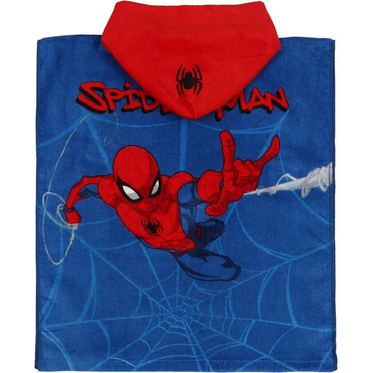 Sarcia. eu Kapuzenhandtuch MARVEL Spider-Man Kinder Schwimmhandtuch, Poncho mit Kapuze 50x115 cm – Bild 3