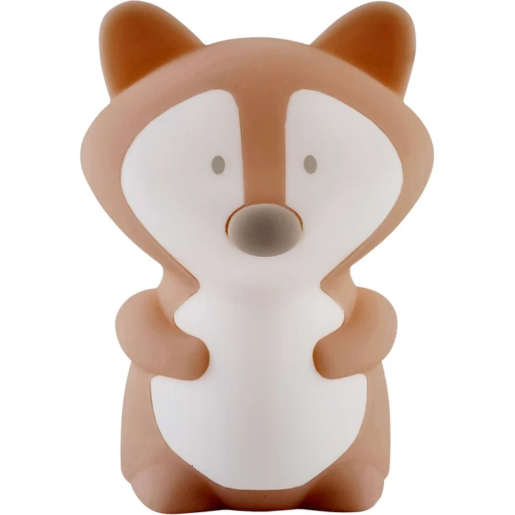 Nattou Nachtlicht - Fuchs, sanfte Beleuchtung mit zwei Lichtstärken, aus BPA-freiem Silikon
