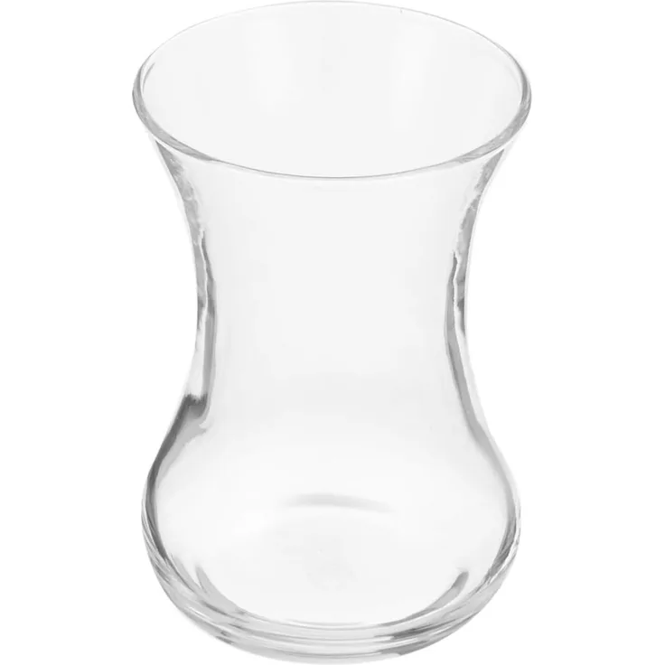 Pasabahce Ince Belli Teegläser, Bicchiere Amari 6-teilig 125 cc, stabil und dekorativ Türkische Teegläser