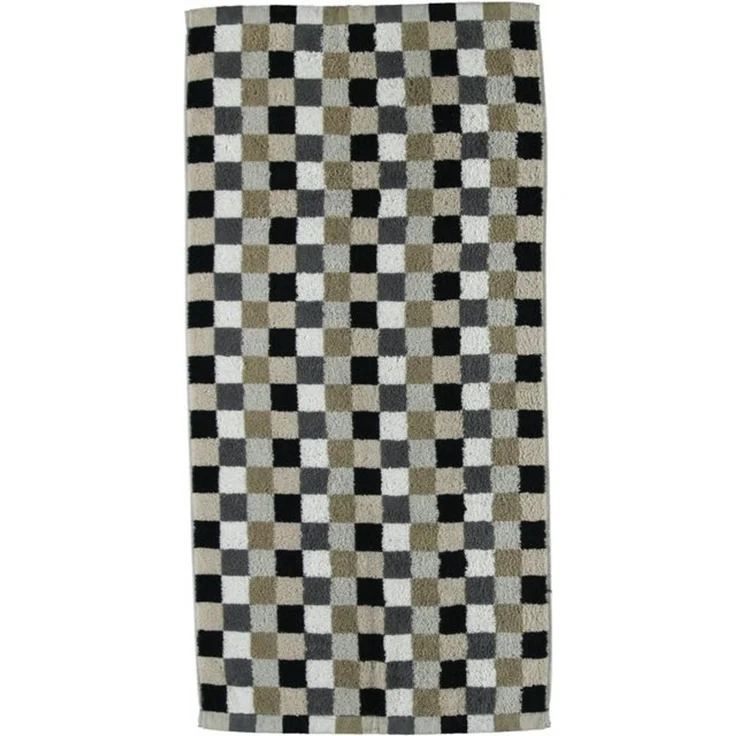 Cawö Handtücher Cawö Duschtuch Lifestyle Cube 7047, 37 Kiesel, Baumwolle (1-St) – Bild 2