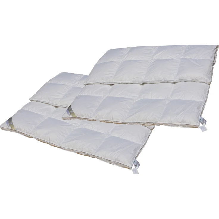 2 Stück TRAUM Daunenbett Daunendecke 155x200 Ganzjahresdecke 100% Daunen – Bild 3