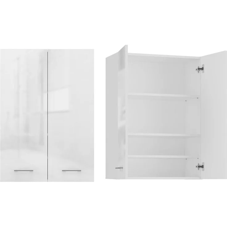 ibonto WASCHMASCHINENUMBAUSCHRANK ANTHRAZIT laminierter Spanplatte 64x90x30cm (H 90 x T 30 x B 64 cm) – Bild 6