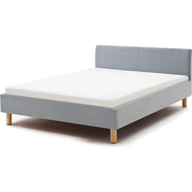 KAWOLA Bett LEO Polsterbett Stoff blau 120x200cm – Bild 5