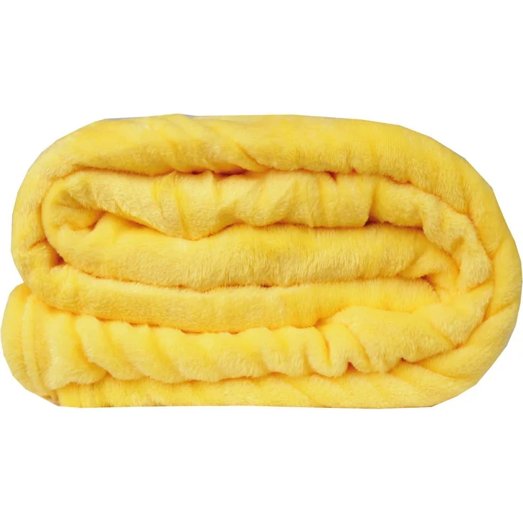 Kuscheldecke "Celina" Gelb 90x140 cm – Bild 7