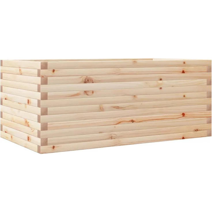 vidaXL Pflanzkübel 110x60x45,5 cm Massivholz Kiefer 847283 – Bild 1