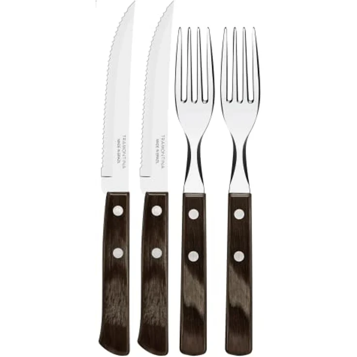 Tramontina Steak- Pizzabesteck 4 teiliges Set – Bild 6