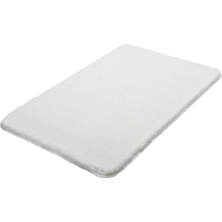 Kleine Wolke Badematte Kleine Wolke Badteppich RELAX LBH 80 x 50 x 3 cm weiß Badematte – Bild 1