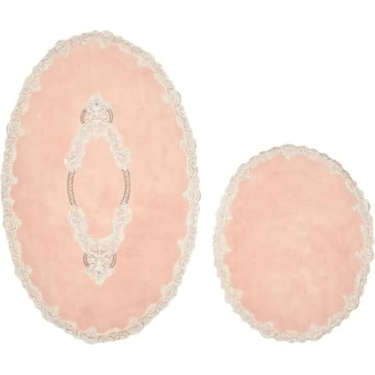 Mijolnir 'Zümra - Powder' Badematten-Set (2-teilig), Pulver