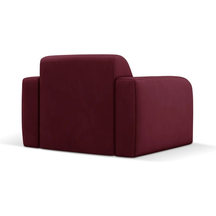 Micadoni Sessel Molino Strukturierter Stoff Bordeaux – Bild 3