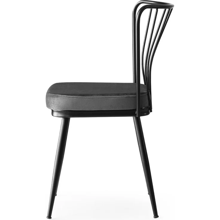 Skye Decor 'Yıldız - 942 V4' Stuhlset (4-teilig), Schwarz, 43 x 82 x 42 cm – Bild 3