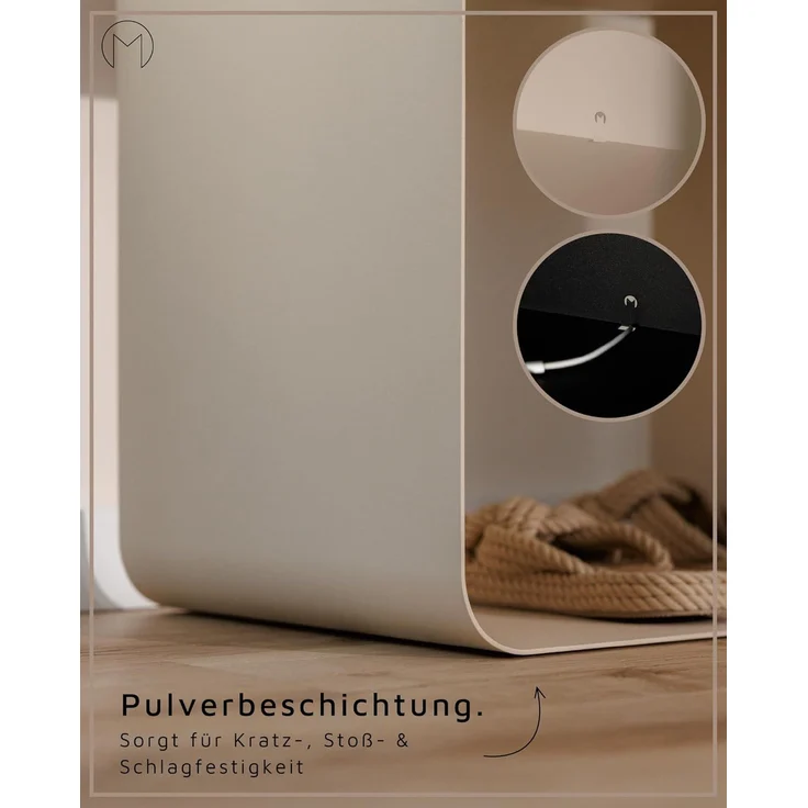 Metallbude Nachttisch Nachtkonsole / Nachtkommode Damio – Bild 4