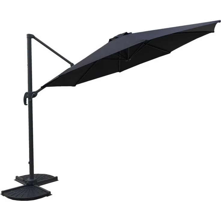Garden Pleasure Ampelschirm, Deluxe-Ø 300 cm, anthrazit – Bild 4