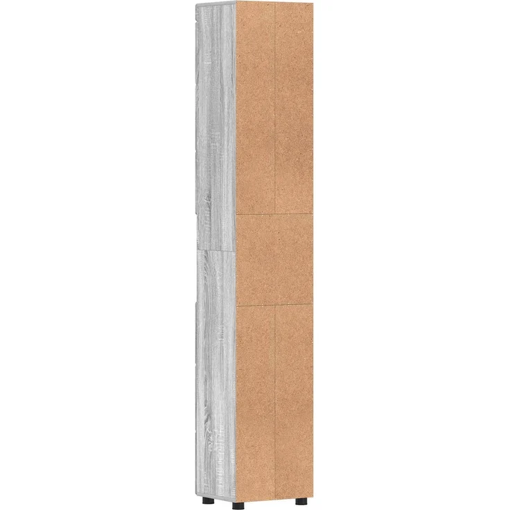 vidaXL Badezimmerschrank-Set TULUM Graues Sonoma 37 x 31,5 x 203 cm 880357 – Bild 8
