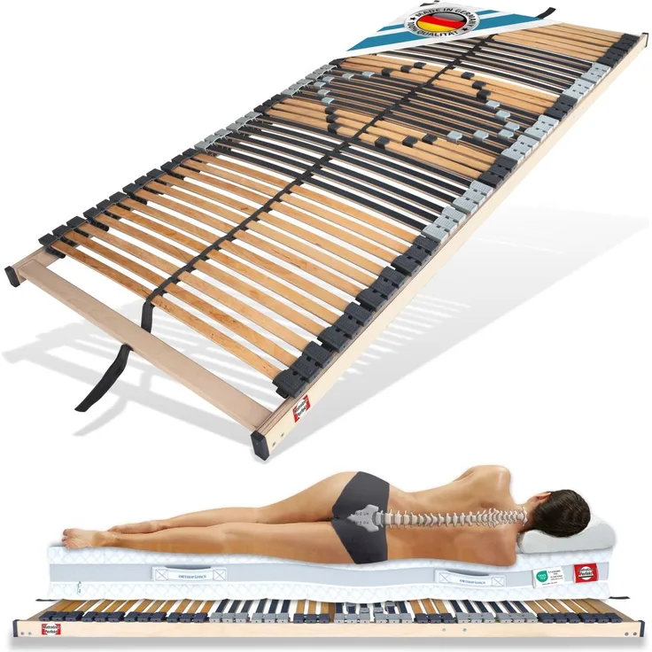 Lattenrost 42 Leisten, 70x200 cm, extra stabil, nicht verstellbar