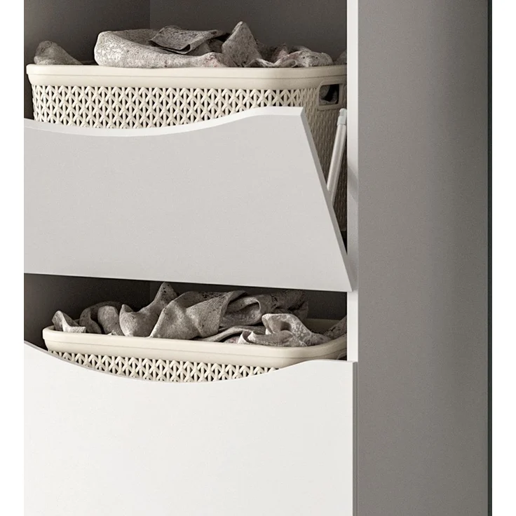 Waschmaschinenumbau Set Flexy in weiß 176 x 196 cm – Bild 3