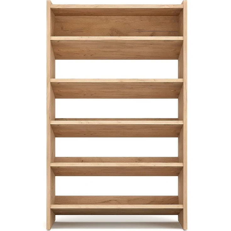 KOMTO Schuhregal Elexis 5 Schmal - Schuhablage Flur mit 5 Ebenen Offener Schuhschrank, Schuhschrank Schuh Organizer Platzsparend, 60 x 25 x 98 cm – Bild 4