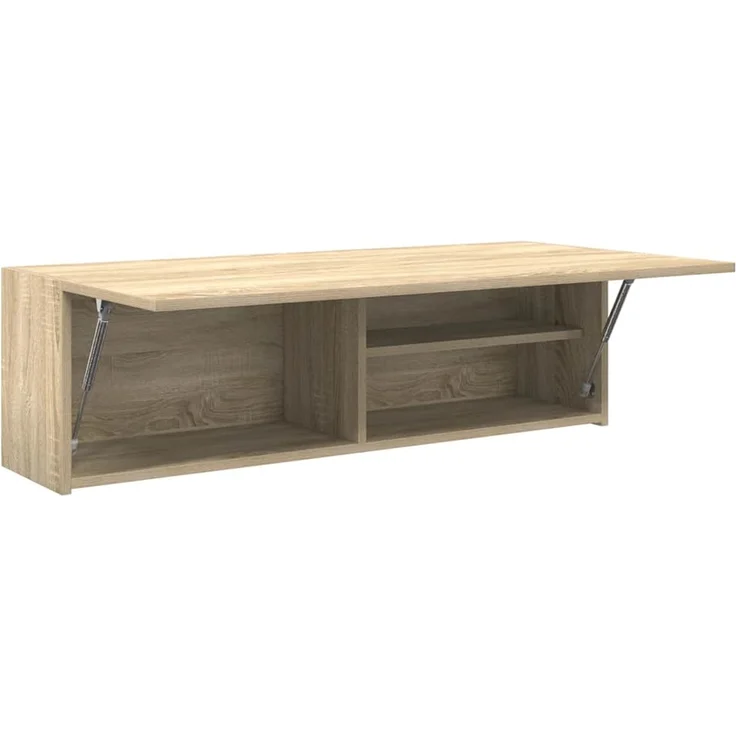 vidaXL Bad-Wandschrank Sonoma-Eiche 100x25x30 cm Holzwerkstoff 860096 – Bild 5