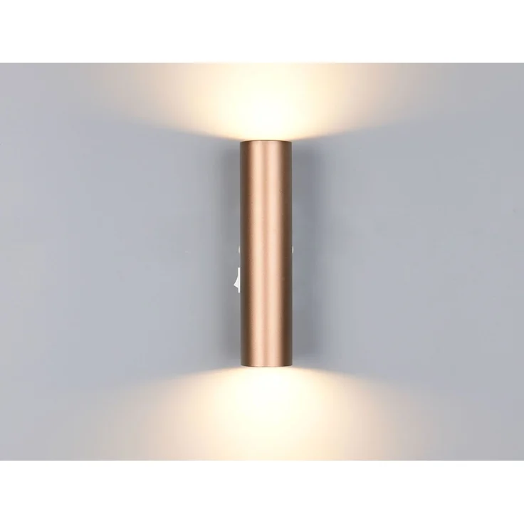 LED Wandleuchte Up and Down Coffee / Grau mit Schalter, Höhe 18cm – Bild 5