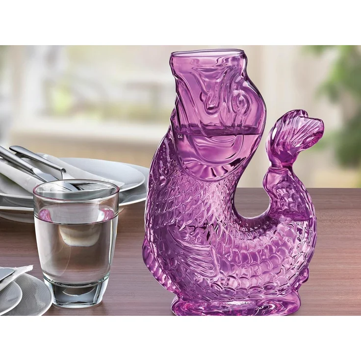 Wasserkaraffe NEMO lila – Bild 3