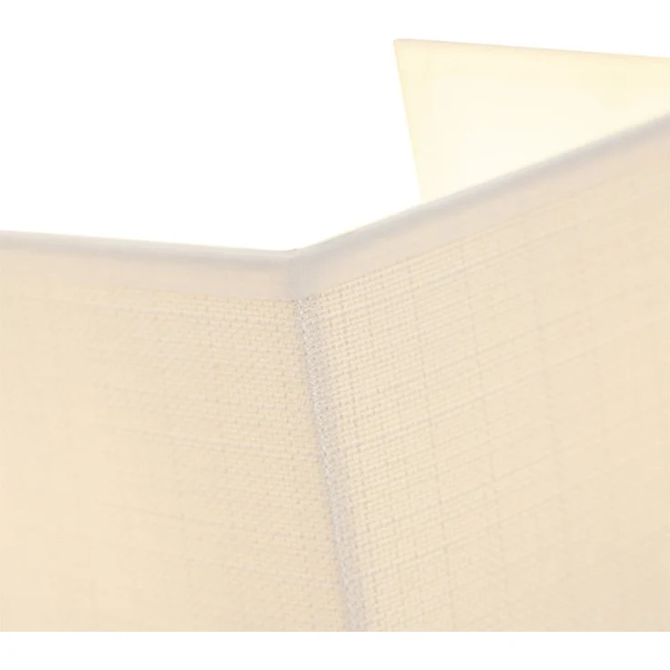 Qazqa Wandleuchte Vete, ohne Leuchtmittel, E27, Weiß, Modern, Textil, 1-flammig – Bild 3