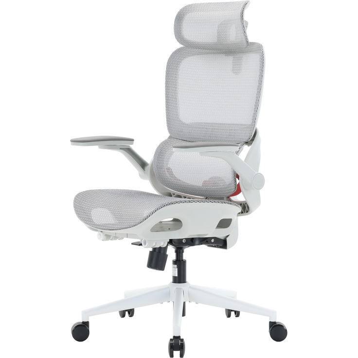 Sihoo Ergonomischer Stuhl B100-Pro, Mit Pedal, 131 x 73 cm, in Weiß – Bild 13