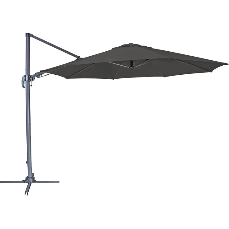 Derby Sonnenschirm / Ampelschirm "Ravenna AX 330", anthrazit, 330 cm