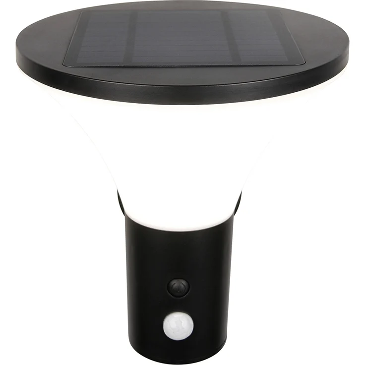 Außenwandleuchte GORDA mit Solar und Strom, Hybrid mit Bewegungsmelder Höhe 19cm – Bild 2