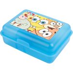 United Labels® Lunchbox mit Trennwand - Spongebob Schwammkopf -Allover, Kunststoff (PP)