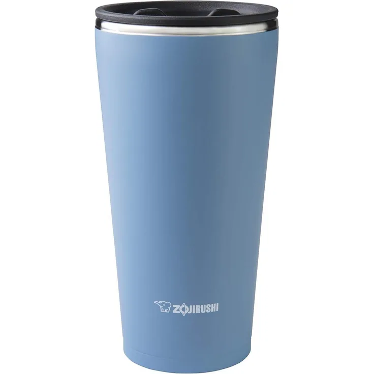Zojirushi Vakuum-Isolierbecher aus Edelstahl 15-Ounce Blaugrau