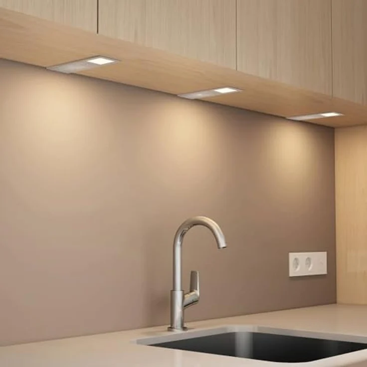 Arcchio Unterschrankleuchte Nortra, Enthalten, 3 x 5 W LED, universalweiß – Bild 2