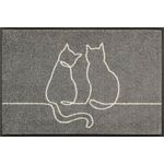 wash+dry by Kleen-Tex Fußmatte Fußmatte 50 x 75 cm Lovetails waschbar, Eingangsmatte normal, Höhe: 500 mm