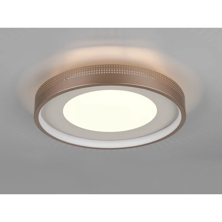 Moderne LED Deckenleuchte SOLEA getrennt schaltbar, Coffee Ø 40cm – Bild 6