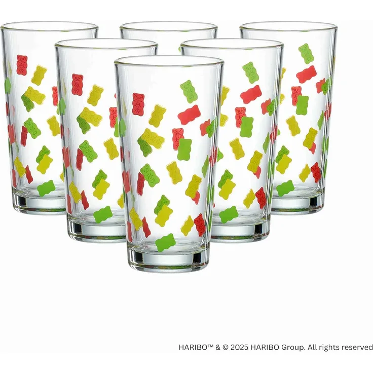Ritzenhoff & Breker Haribo Allover Trinkglas 380 ml 6er Set