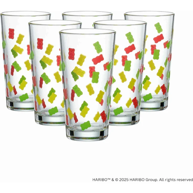 Ritzenhoff & Breker Haribo Allover Trinkglas 380 ml 6er Set – Bild 1