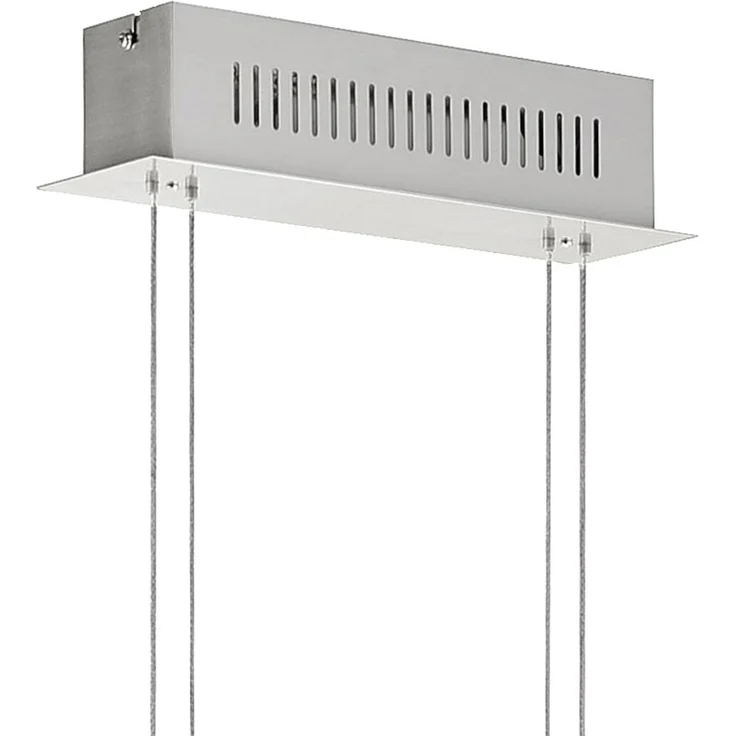LED Hängeleuchte, Stahl, Glas satiniert, dimmbar, L 110 cm – Bild 4