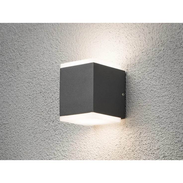 KONSTSMIDE No. 7991-370 Aussenwandleuchte Monza 2x High Power LED 3000 K anthrazit