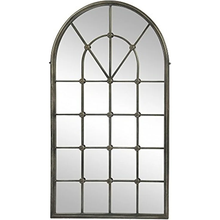 Grafelstein Dekospiegel CHATEAU antik Fenster Wandspiegel Rundbogenfenster Landhausstil – Bild 1