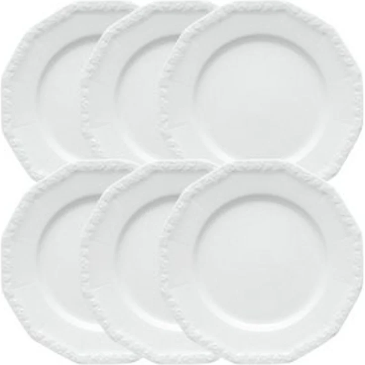 Rosenthal Teller-Set Maria Weiss Frühstücksteller 19 cm Set6, Porzellan – Bild 4