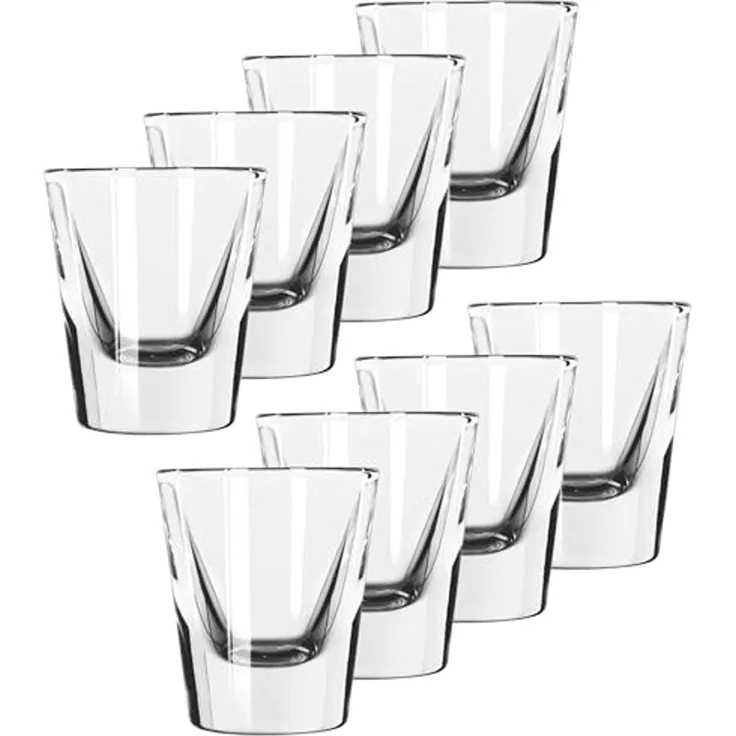 Annastore Schnapsglas 8 x Schnapsgläser - Shotgläser - Stamperl - Pinnchen - Likörgläser, Schnapspinnchen