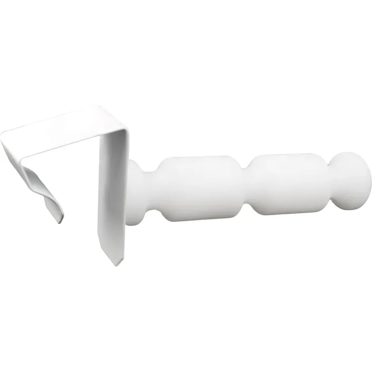 dekondo Fensterhaken mit Distanzhalter, Abstandhalter, geeignet für einen Klemmbereich von 15-20 mm, (2-St), für Fensterdekorationen, Sterne, Kränze etc.