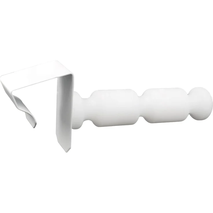 dekondo Fensterhaken mit Distanzhalter, Abstandhalter, geeignet für einen Klemmbereich von 15-20 mm, (2-St), für Fensterdekorationen, Sterne, Kränze etc. – Bild 1